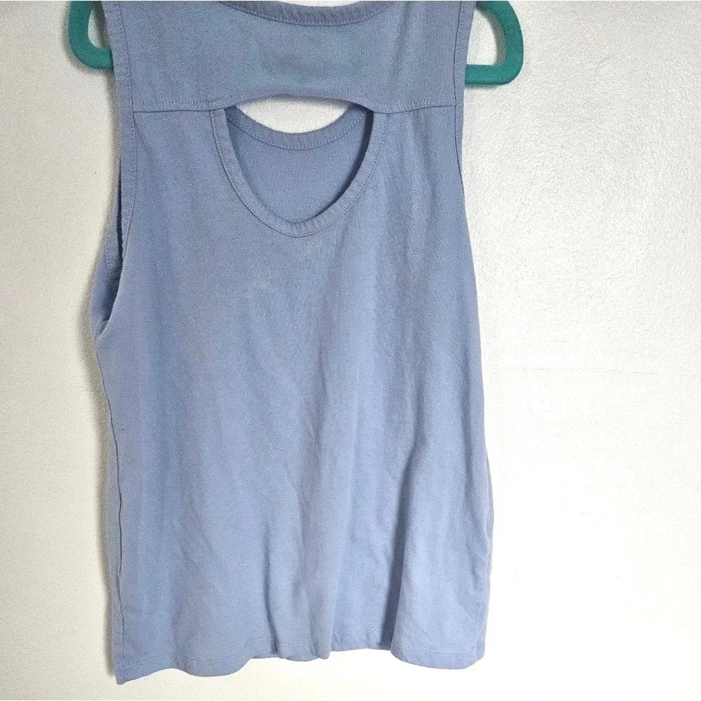 The‎ Childrens Place Blue Floral Heart Tank Top Glitter Butterfly Size 10/12
